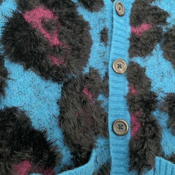 Marc Jacobs Runway animal print cashmere cardigan Size XS - Picture 4 of 6